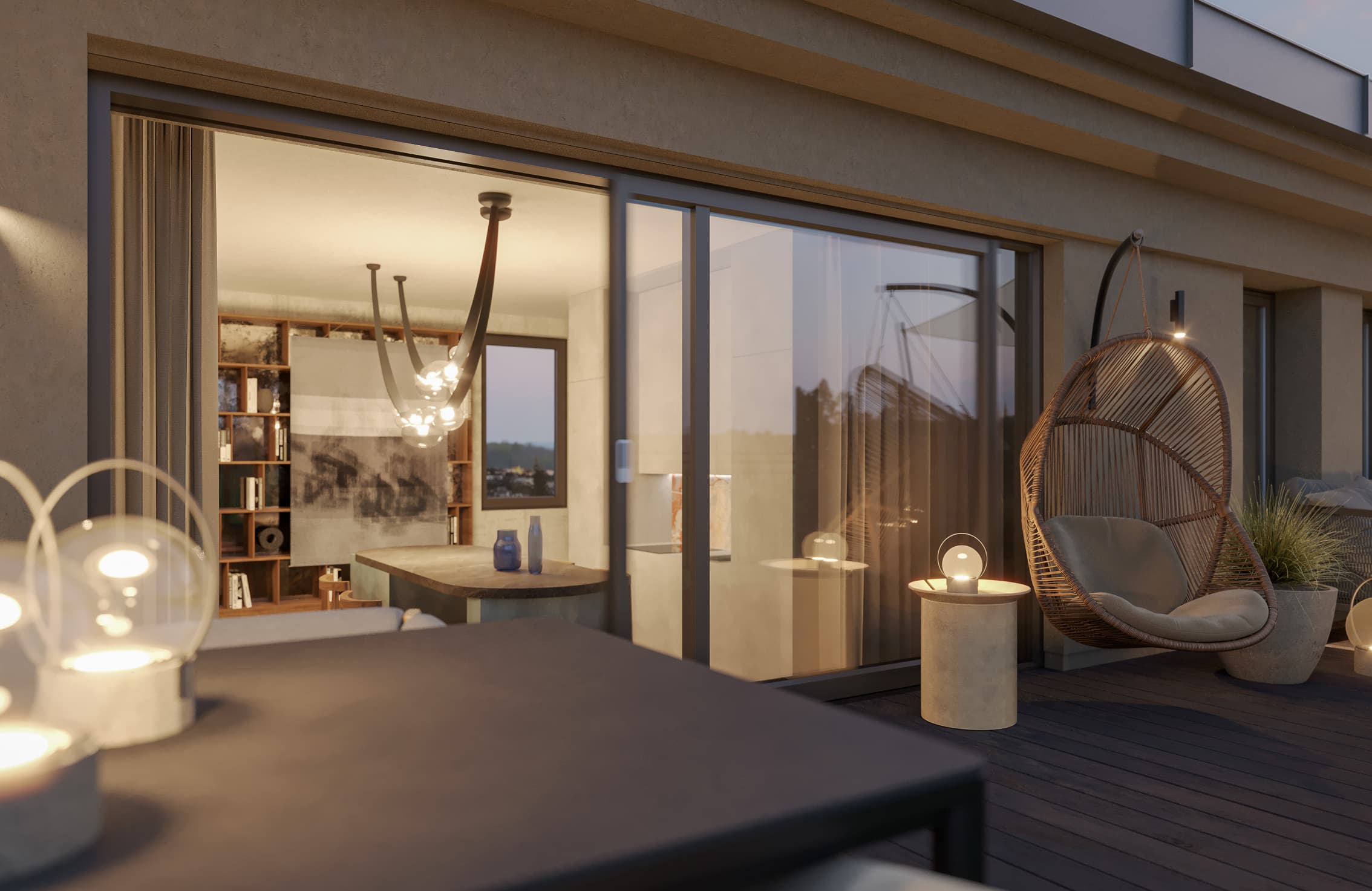 Penthouse a mezonety